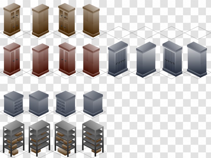 Cabinetry File Cabinets Paper Isometric Projection Clip Art Transparent PNG