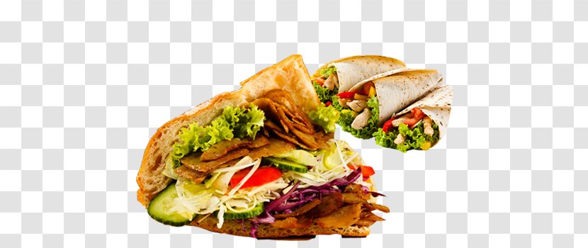 Doner Kebab Shish Turkish Cuisine Wrap - Sandwich - Pizza Transparent PNG