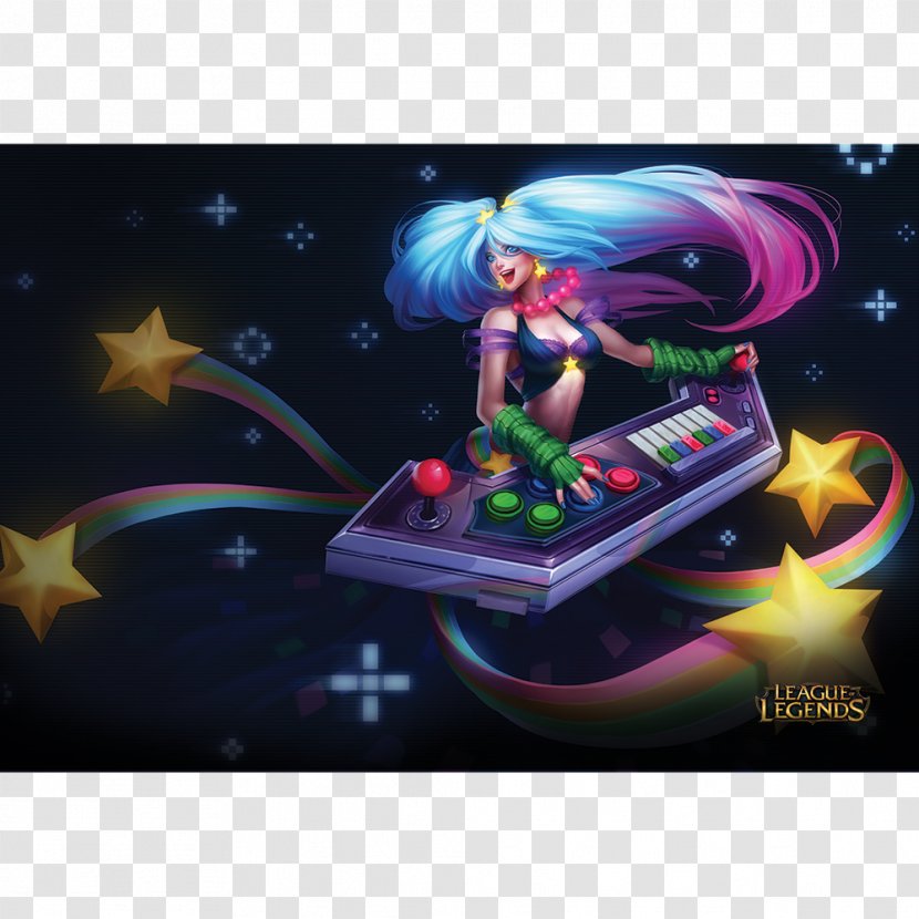 League Of Legends Riot Games Smite DJ Sona Art - Flower Transparent PNG