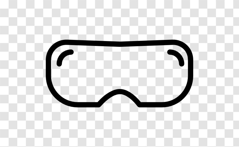 Goggles Line Angle White Font Transparent PNG