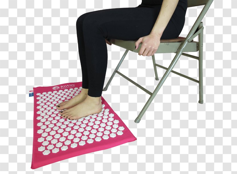 Foot Acupressure Mat Back Pain Reflexology Chair - Flower - Sciatica Transparent PNG