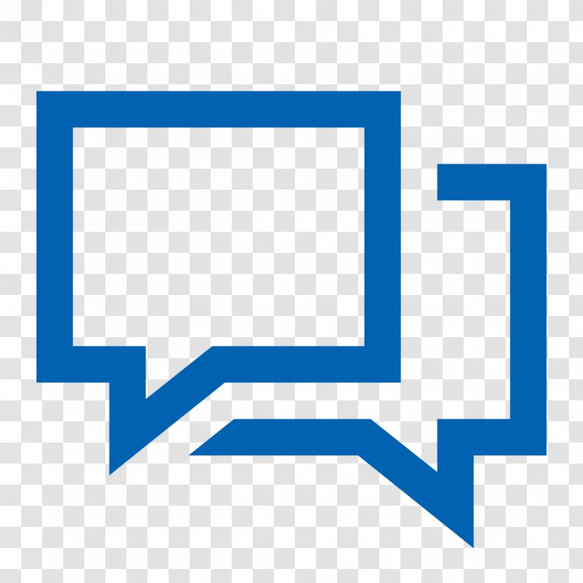 Online Chat Conversation Room Facebook Messenger - Blue Transparent PNG