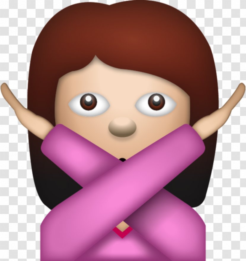 Emoji Quiz Woman Sticker Text Messaging - Cartoon Transparent PNG