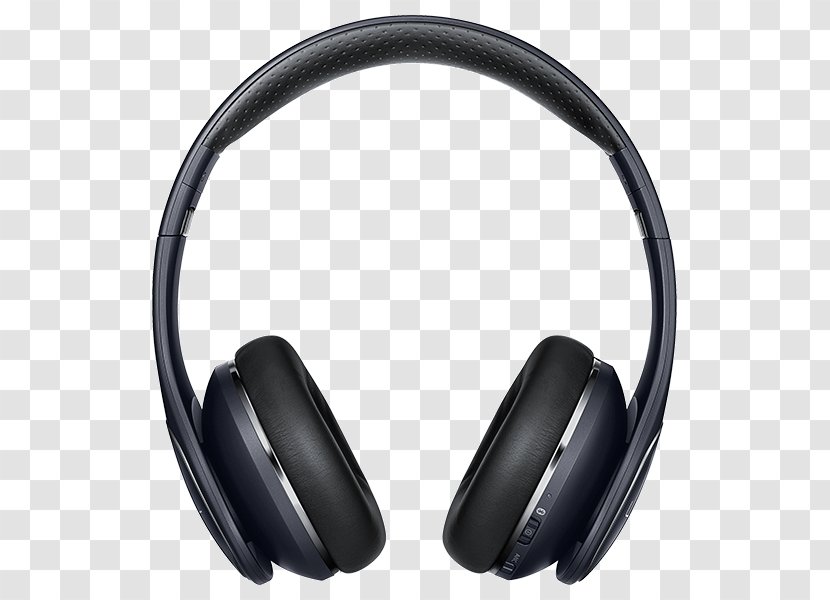 Noise-cancelling Headphones Active Noise Control Samsung Audio - Wireless - Wearing A Headset Transparent PNG