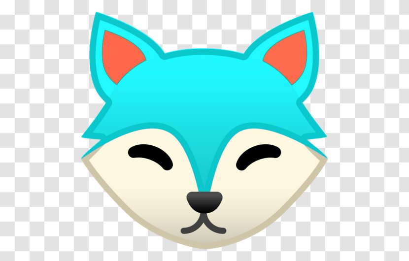 Red Fox Emoji Gray Wolf Clip Art Noto Fonts - Vulpini Transparent PNG