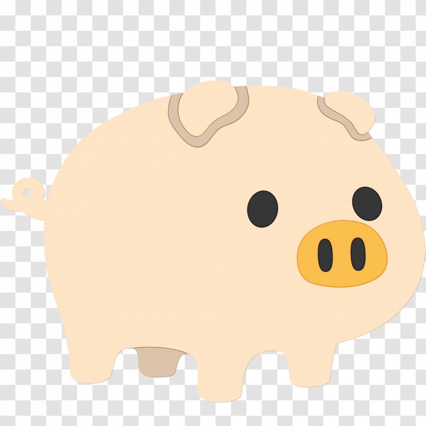 Pig Cartoon - Fawn - Animal Figure Livestock Transparent PNG