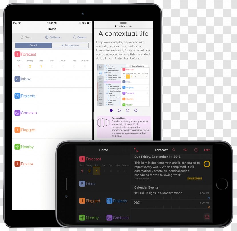 IPhone 6 Smartphone OmniFocus Product Manuals - Ios Transparent PNG