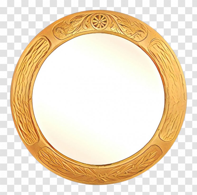 Gold Badge - Oval Metal Transparent PNG