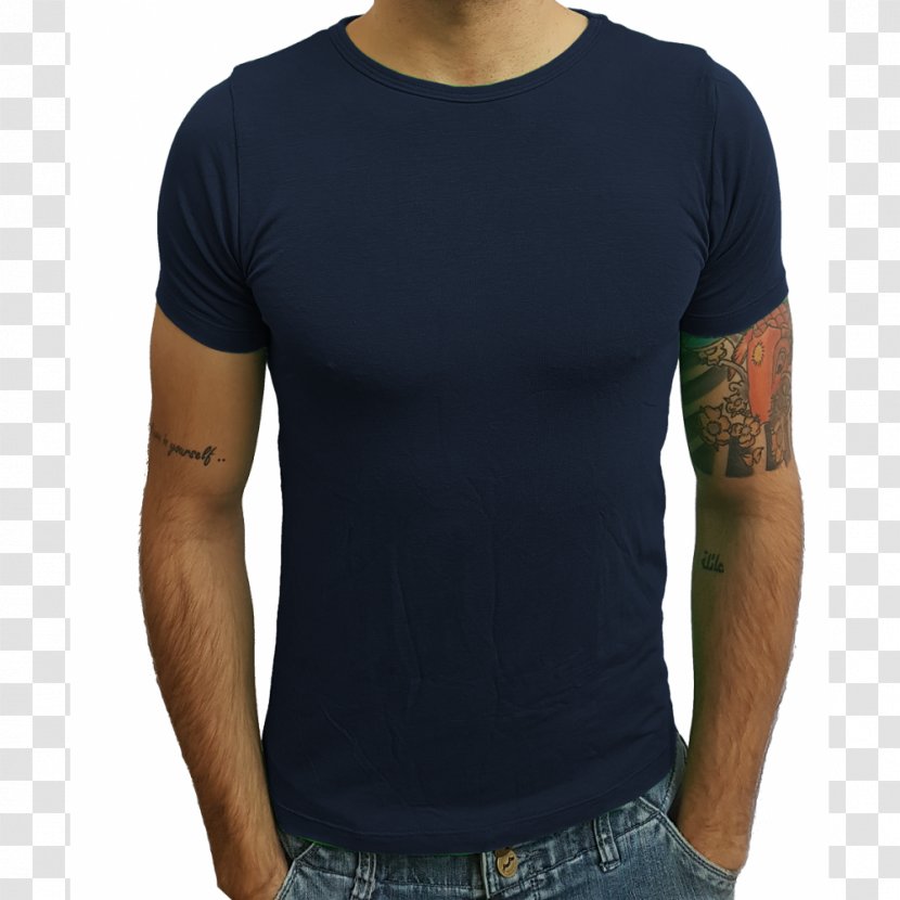 T-shirt Collar Sleeve Blouse - Black Transparent PNG