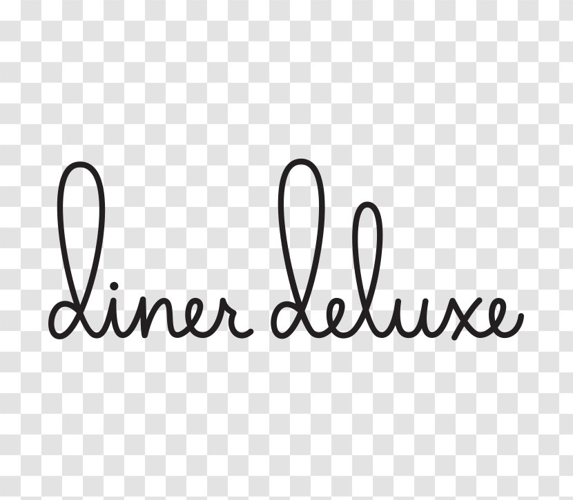 Diner Deluxe Logo Brand Font Calligraphy - Cartoon - Amphora Transparent PNG