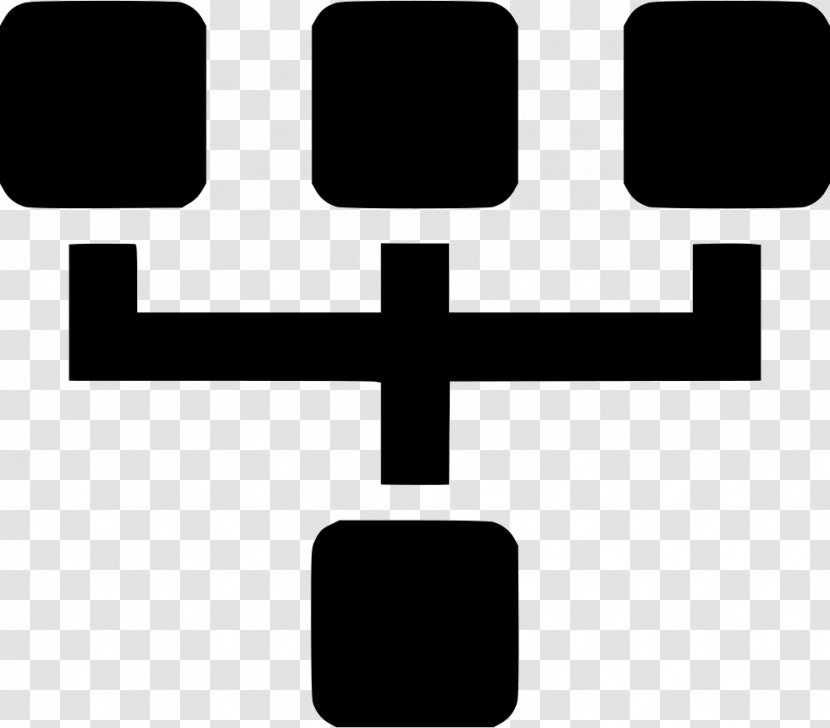 Rectangle Cross Text - Black - Chart Transparent PNG