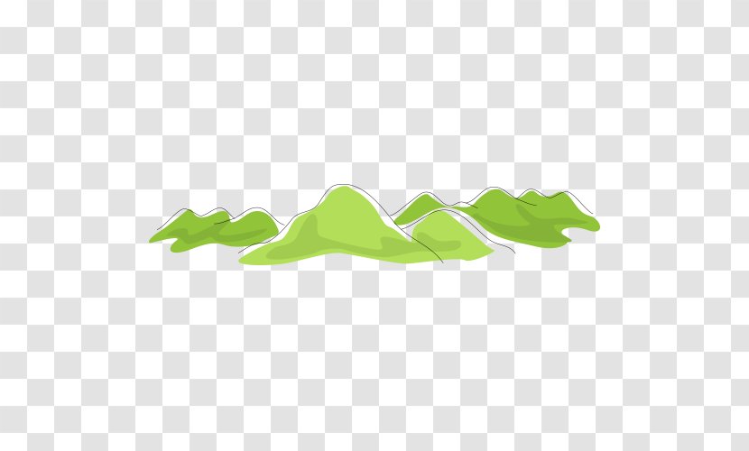 Designer - Area - Green Mountain Model Transparent PNG