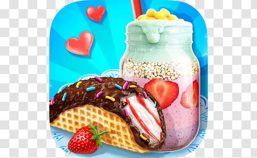 Master Dessert Chef! Unicorn Ice Cream Sundae - Whipped - Desserts Maker CreamSummer Frozen Food Rainbow Foods & Desserts: Cooking GamesIce Transparent PNG