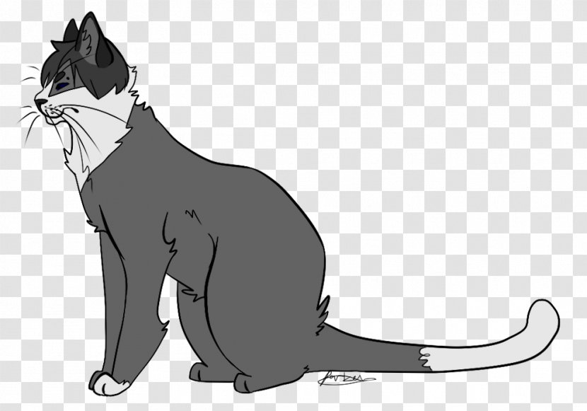 Whiskers Dog Cat Paw Line Art - Black M Transparent PNG