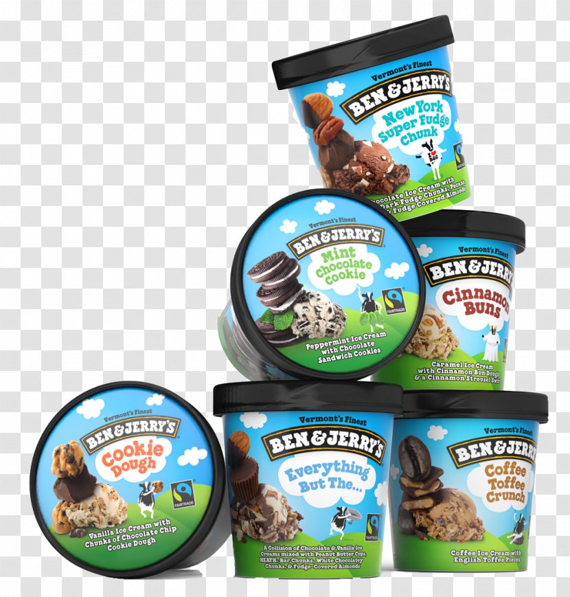 Ice Cream Ben & Jerry's Brand Packaging And Labeling Flavor - Company Transparent PNG