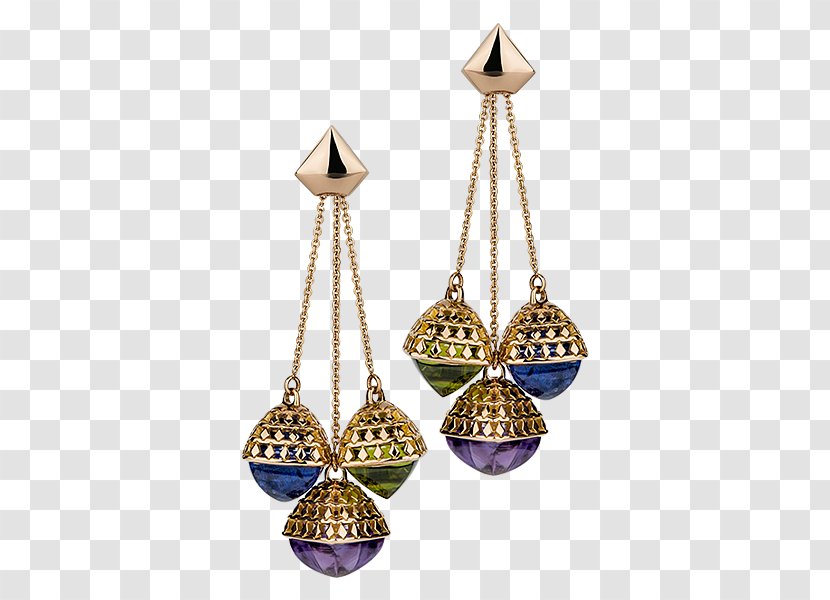 Earring Jewellery Bagan Light Moonstone - Purple Transparent PNG