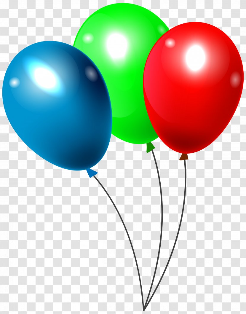 Balloon Clip Art - Hot Air - Three Balloons Clipar Image Transparent PNG