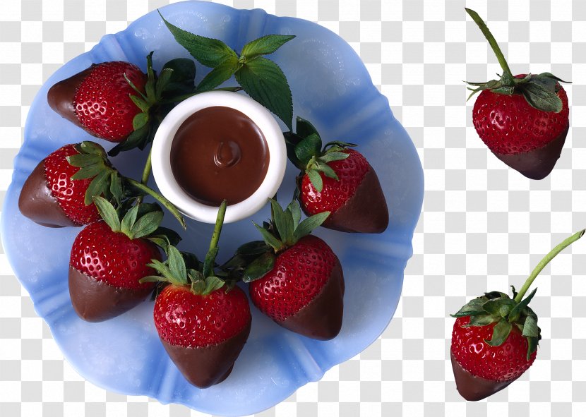 Strawberry Chocolate-covered Fruit Calorie Types Of Chocolate - Chocolatecovered Transparent PNG