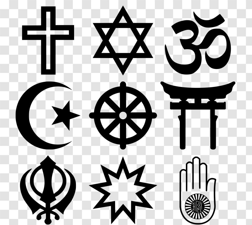 Religious Symbol Religion Symbols Of Islam Hinduism Transparent PNG