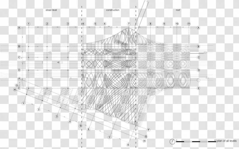 Architecture Sketch - Monochrome - Design Transparent PNG