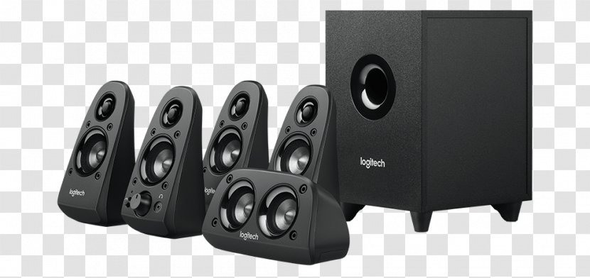 Logitech Z506 5.1 Surround Sound Loudspeaker Computer Speakers - Speaker Transparent PNG