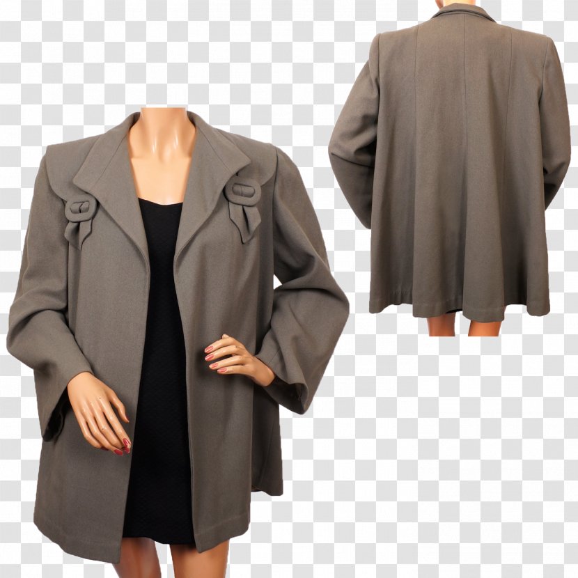 Overcoat - Outerwear - Sleeve Transparent PNG