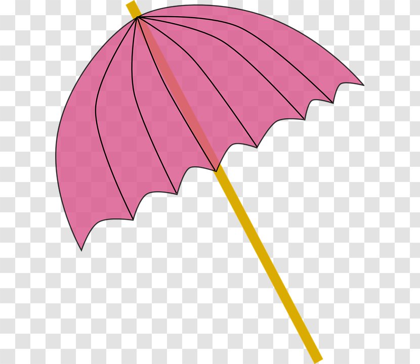 Clip Art Vector Graphics Umbrella Openclipart Image - Line - Antuca Transparent PNG