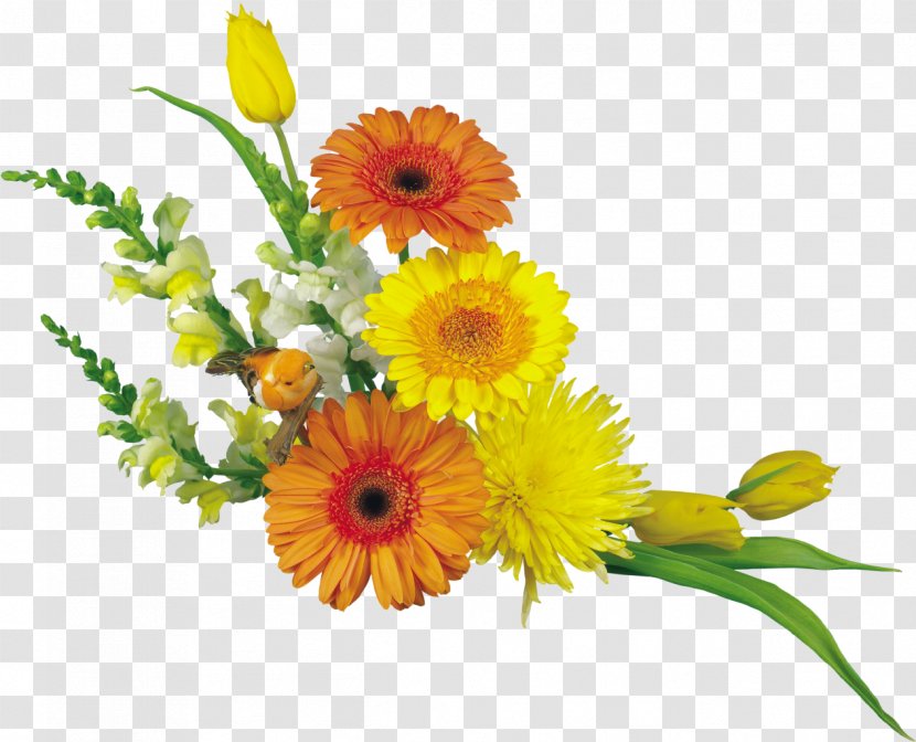Desktop Wallpaper Flower Bouquet Clip Art - Floristry - Gerbera Transparent PNG