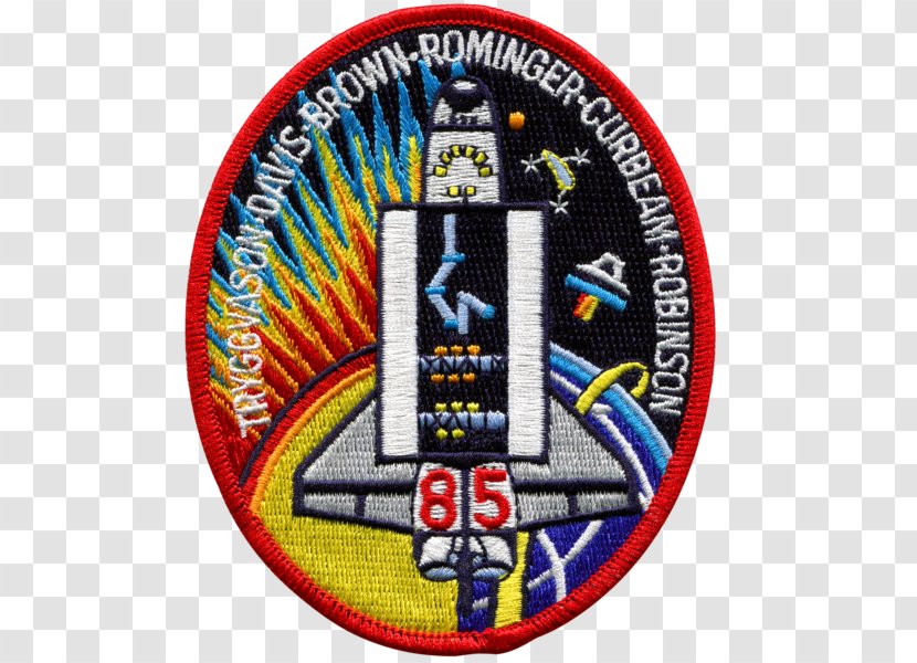 STS-85 Space Shuttle Program Mission Patch Astronaut STS-66 - Bjarni Tryggvason Transparent PNG