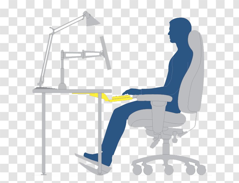 Office & Desk Chairs Sitting Line - Chair Transparent PNG