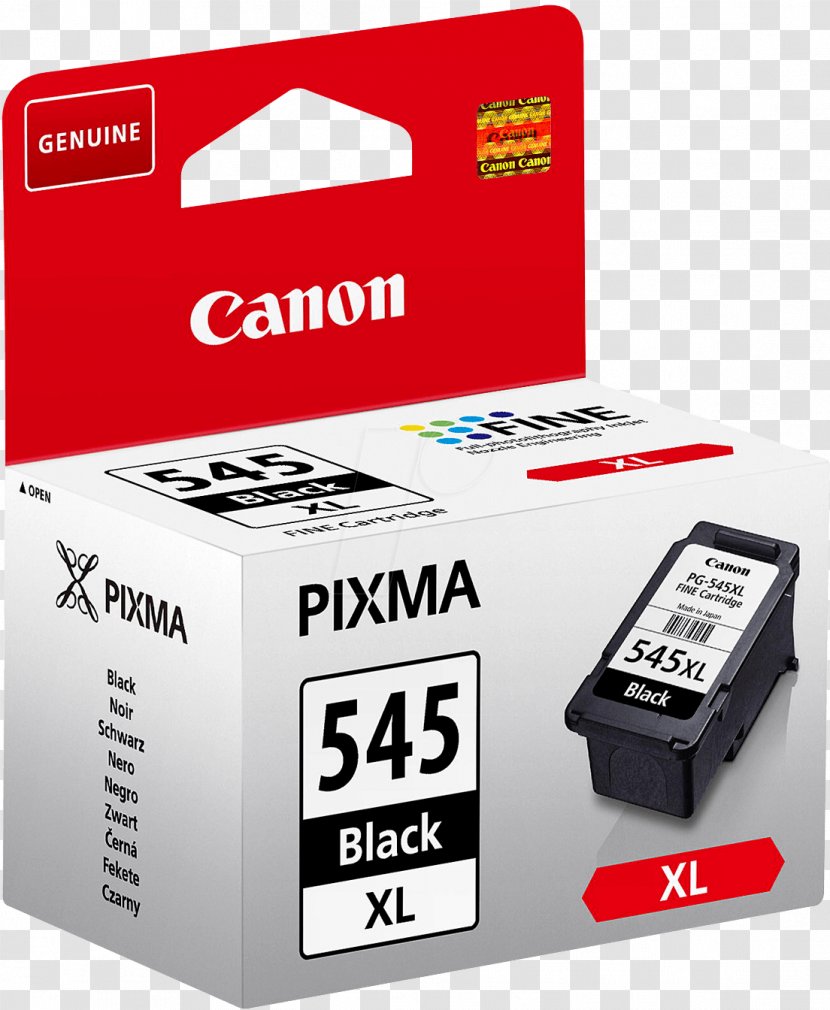 Ink Cartridge Canon Printer Printing - Color Transparent PNG