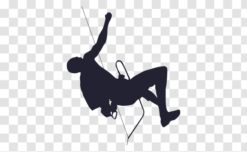 Climbing Mountaineering Silhouette Clip Art - Mountain Sport Transparent PNG