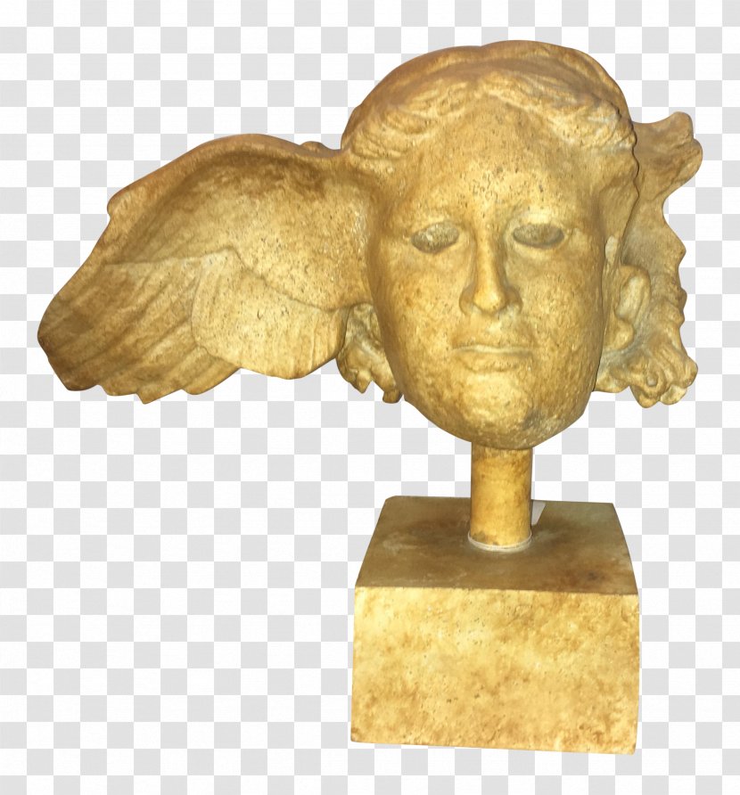Bronze Head Of Hypnos From Civitella D'Arna Sculpture Statue - Roman Transparent PNG