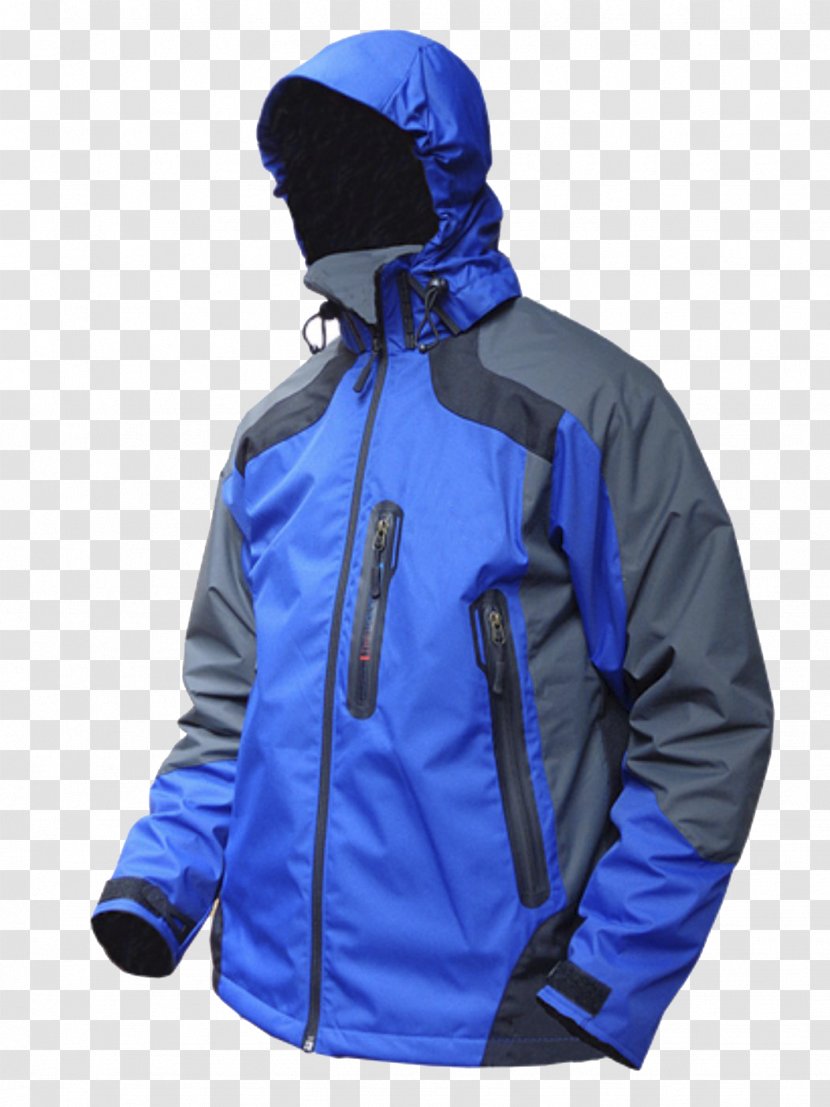 Hoodie Jacket Polar Fleece Justacorps Raincoat - Electric Blue - Tienda Deportiva La 22 Transparent PNG