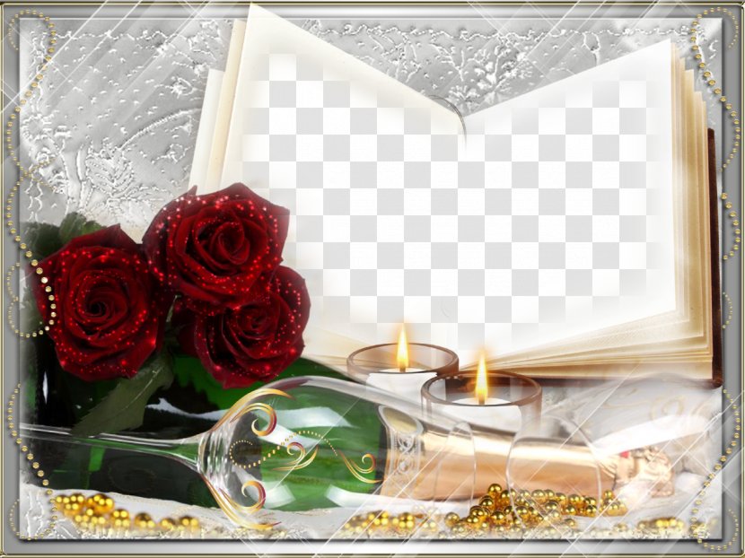 Love Photo Frames Red Hearts Romance Picture Desktop Wallpaper - Romantic Frame Background Transparent PNG