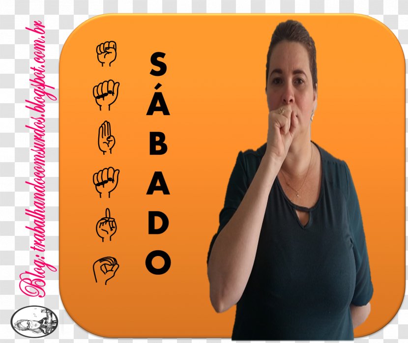 Brazilian Sign Language Deafhood A Hét Napjai Week Day - Human Behavior - Flauta Transparent PNG