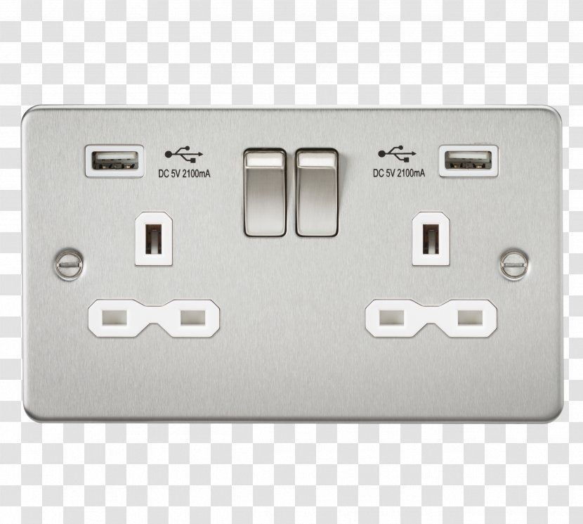 Electrical Switches Latching Relay Battery Charger Electronics AC Power Plugs And Sockets - Switch Socket Transparent PNG