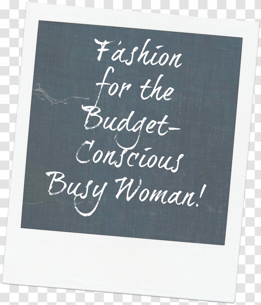 Blackboard Learn Calligraphy Font - Busy Woman Transparent PNG