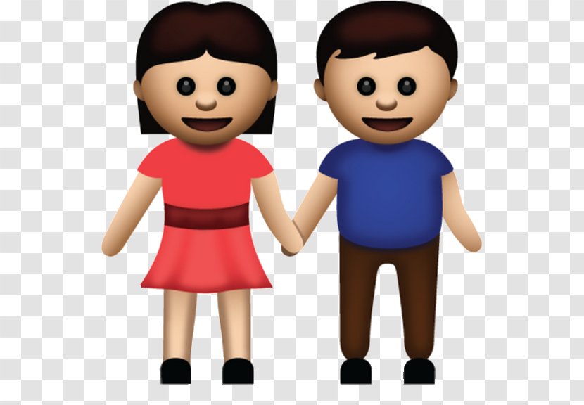 Andrea Constand Emoji Holding Hands Woman Sticker - Male Transparent PNG