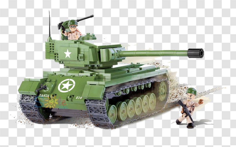 Cobi M26 Pershing Tank Toy Block Construction Set - Churchill Transparent PNG