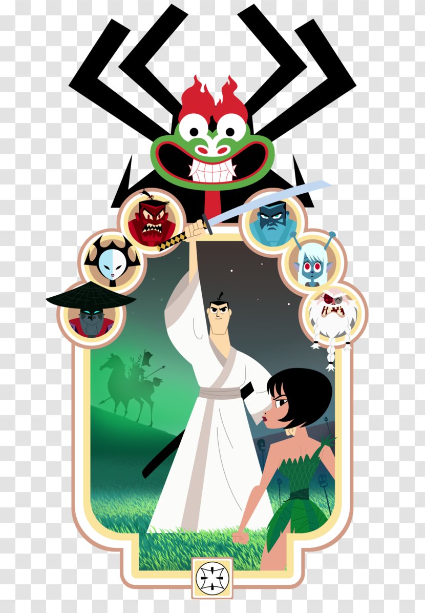 Character Recreation Clip Art - Samurai Jack Transparent PNG