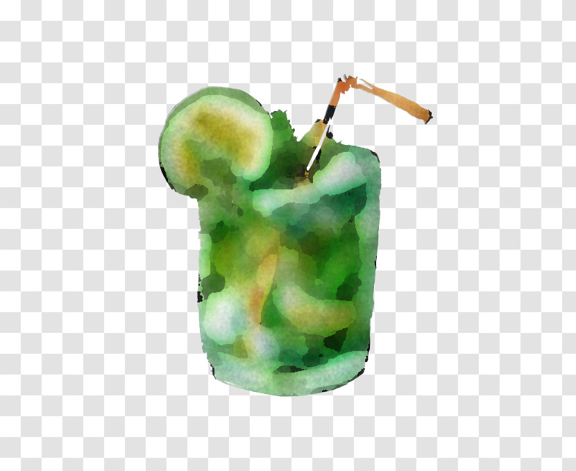Green Cocktail Garnish Drink Plant Liqueur Transparent PNG