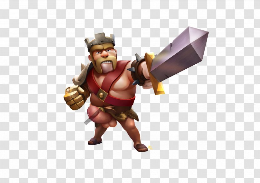 Clash Of Clans Royale Barbarian King - Flower Transparent PNG