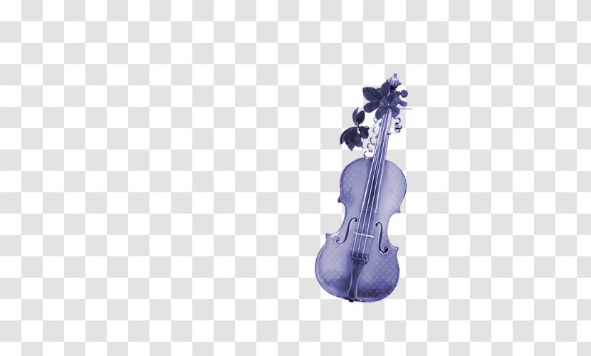Violin Musical Instrument - Flower - Creative Transparent PNG