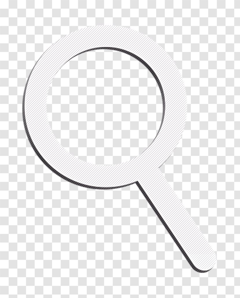 Find Icon Glass Magnifier - Magnifying Blackandwhite Transparent PNG