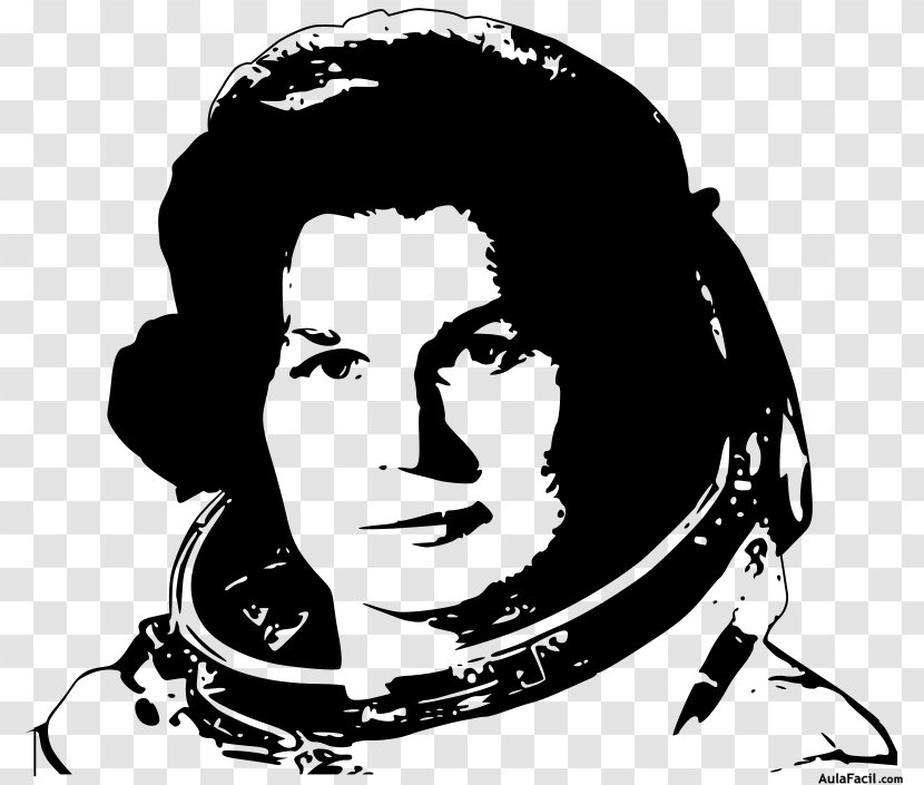 Valentina Tereshkova Vostok 6 Soviet Union Women In Space Clip Art - Outer Transparent PNG