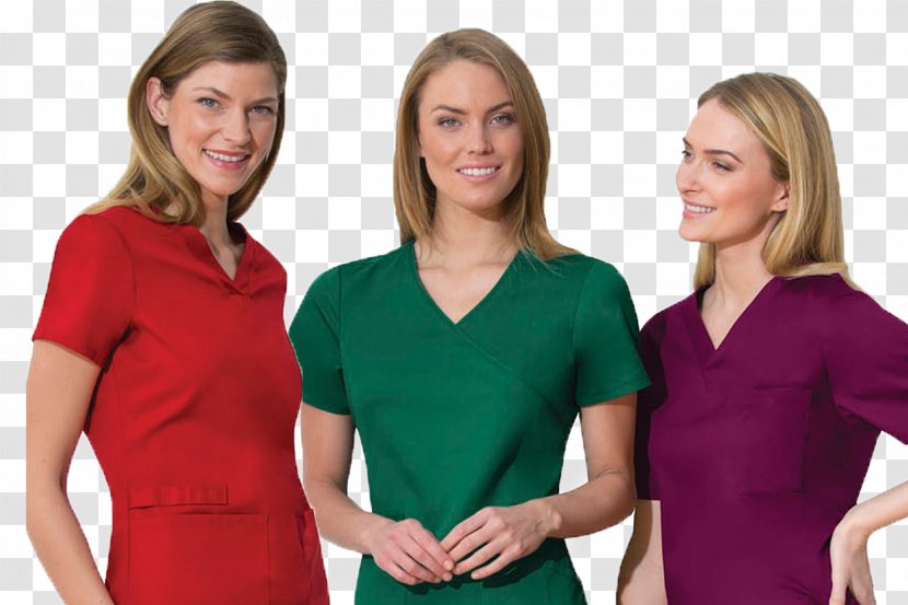 T-shirt Simply Scrubs Uniform Lab Coats - Magenta - Nurse Transparent PNG