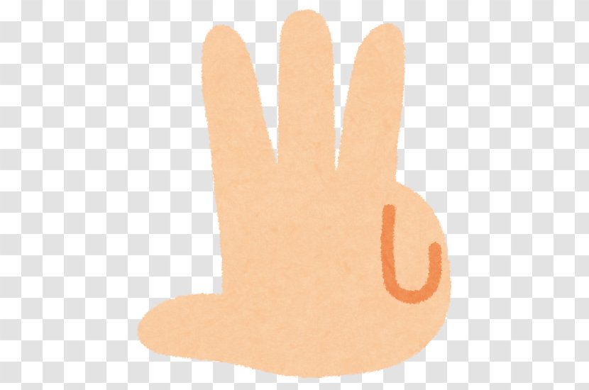 Thumb Glove Safety - Finger Count Transparent PNG