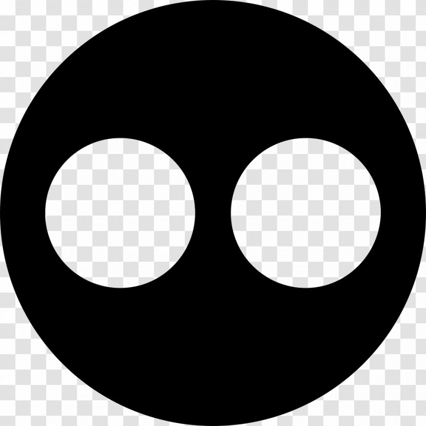 White Facebook Black M Font - Logo Symbol Transparent PNG
