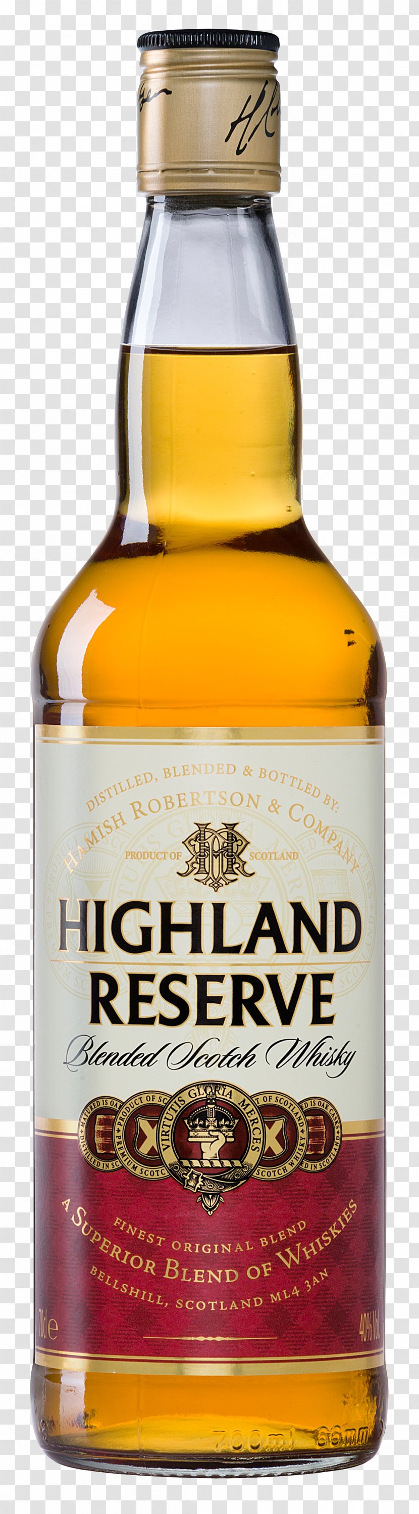 Scotch Whisky The Glenlivet Distillery Bourbon Whiskey Single Malt - Bottle - Highland Transparent PNG